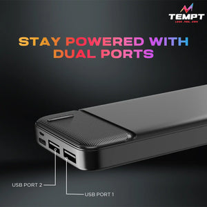 Tempt 10000mAh Booster Power Bank