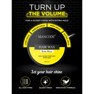 Mancode Extra Hold Hair Wax for Men -100gm