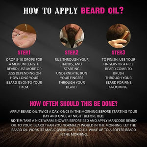 Mancode Germanium & Tea Tree Beard Oil- 60ml