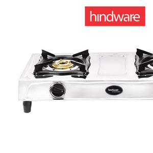 Hindware Tino Stainless Steel DLX 2 Burner Cooktop-Silver
