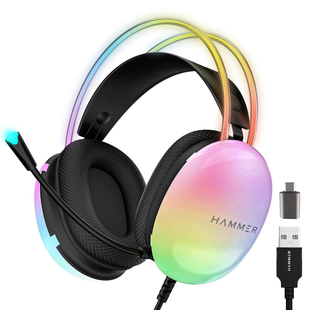 Hammer Blaze Wired Gaming Headphone - Black