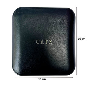 Catz 10000mAh Leather Power Bank- Black