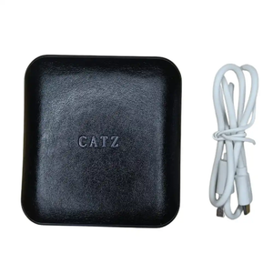 Catz 10000mAh Leather Power Bank- Black