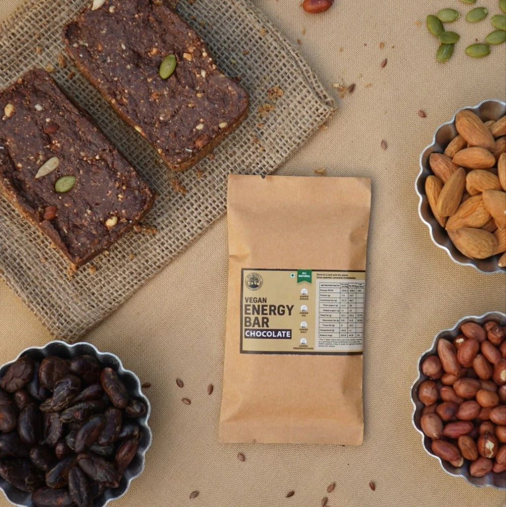 Peepal Farm Vegan Chocolate Energy Bar - 50 g