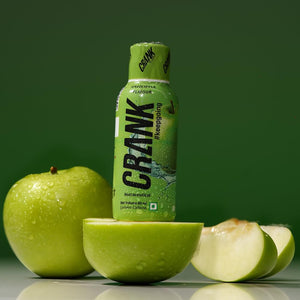 Crank Energy Shot – Pack of 48 (12 x 60ml in 4 Flavors: Green Apple, Orange, Peppermint & Chocolate)