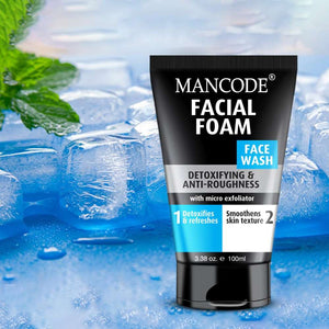 Mancode Face Wash Detoxifying & Anti Roughness- 100ml (Pack of 2)