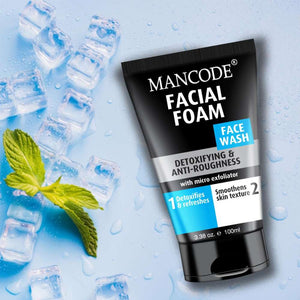 Mancode Face Wash Detoxifying & Anti Roughness- 100ml (Pack of 2)
