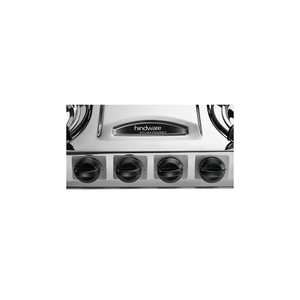 Hindware Festo 4 Burner Stainless Steel Cooktop-Silver