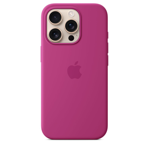 Apple iPhone 16 Pro Silicone Case with MagSafe – Fuschia