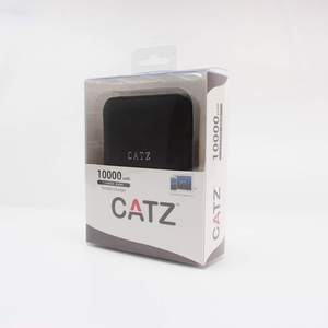 Catz 10000mAh Leather Power Bank- Black