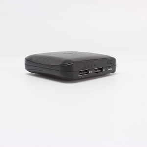 Catz 10000mAh Leather Power Bank- Black
