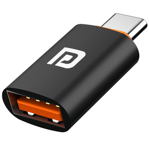 Portronics Bridge Y USB 3.0 to Type C OTG Adapter - Black