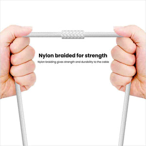 Portronics Konnect C1 Type C to Type C 20W Charging Cable - White