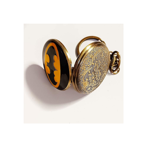 Exciting Lives Bat Man Retro Pocket Watch