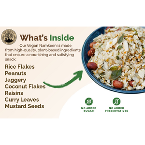 Peepal Farm Vegan Namkeen Snack Sweetened with Jaggery - 150 g