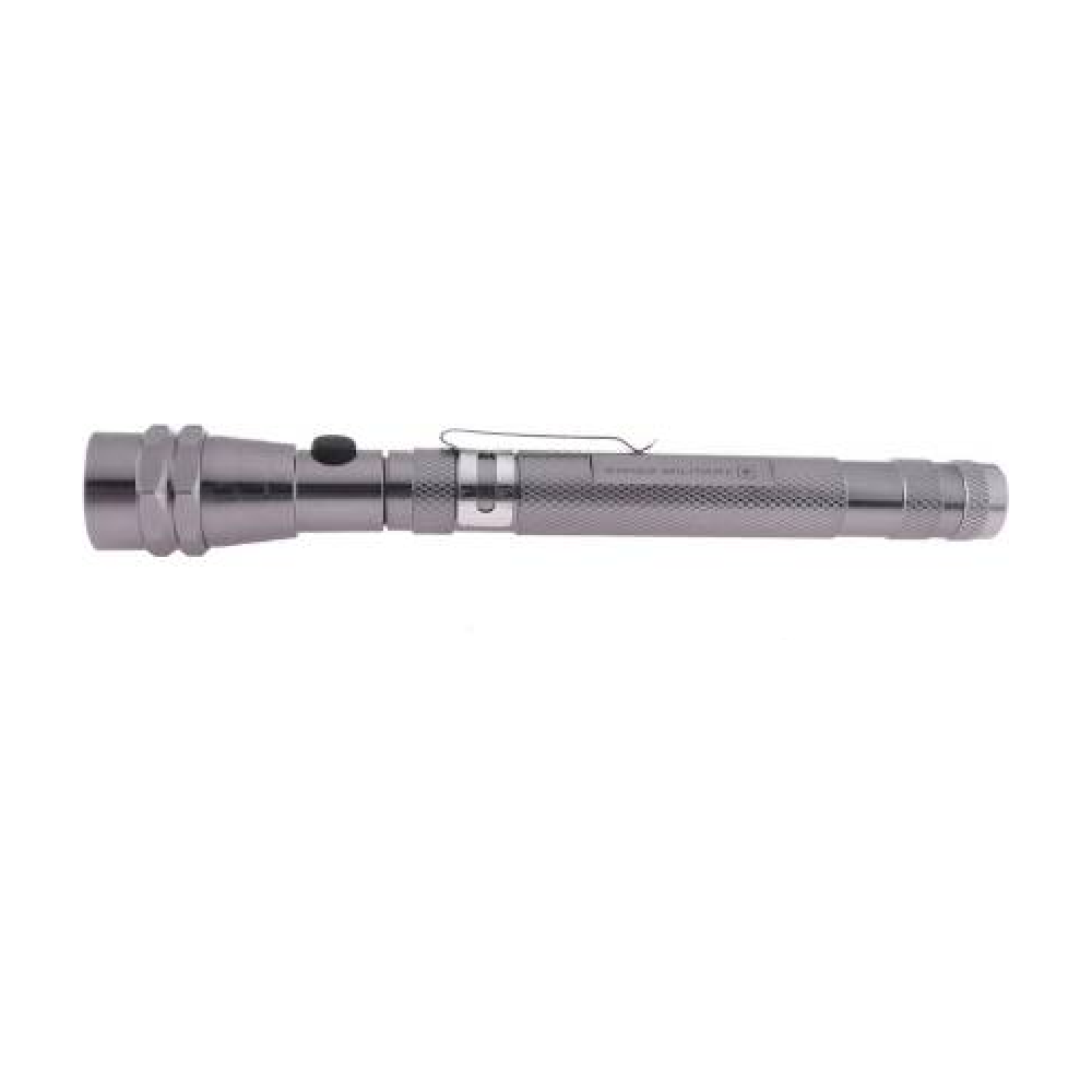 Swiss Military 360° Flexible & Expandable Telescopic Magnetic Torch - Silver