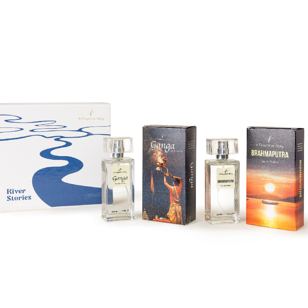 A Fragrance Story River Stories- Ganga and Brahmapurta Gift Set (50ml x 2)