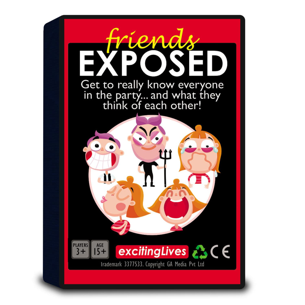 Exciting Lives Friends Exposed Party Card Game