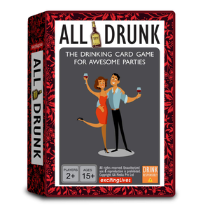 Exciting Lives All Drunk Party Drinking Card Game