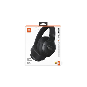 JBL Live 770NC Wireless Bluetooth True Adaptive Noise Cancelling Headphone - Black
