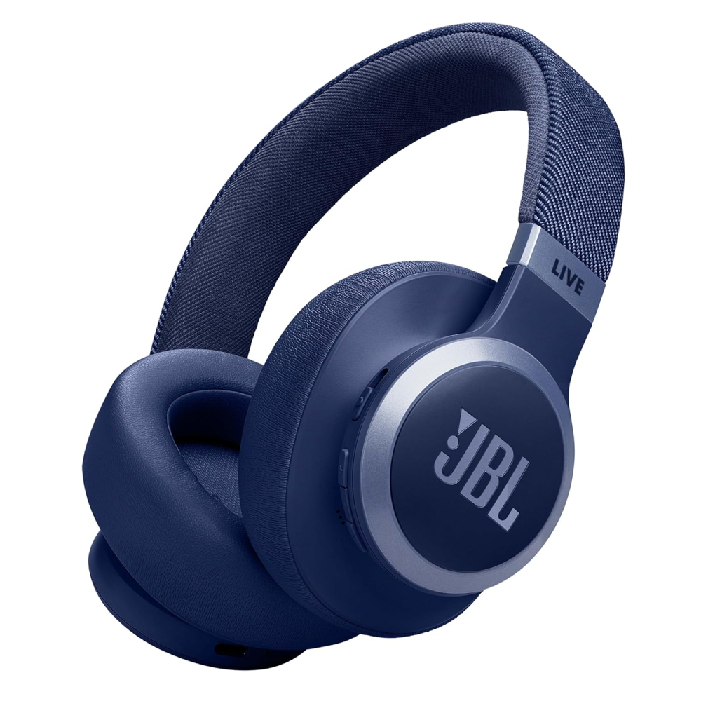 JBL Live 770NC Wireless Bluetooth True Adaptive Noise Cancelling Headphone - Black