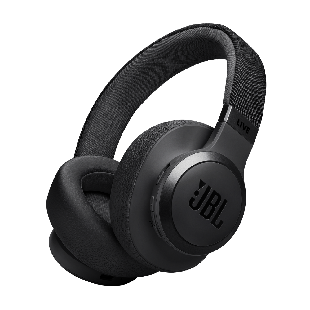 JBL Live 770NC Wireless Bluetooth True Adaptive Noise Cancelling Headphone - Black