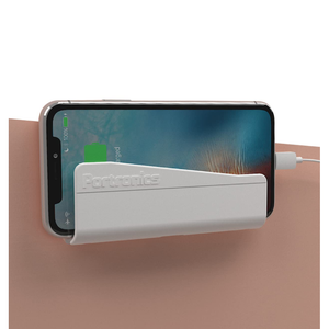 Portronics Modesk 101 Wall Mount Phone Holder - White