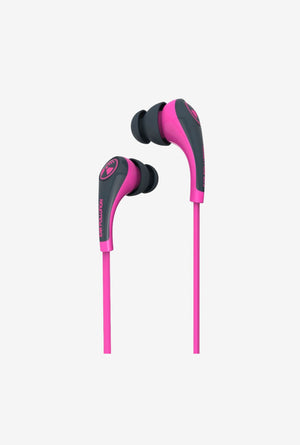 iFrogz Audio- Ear Pollution Plugz with Mic - Neon Pink