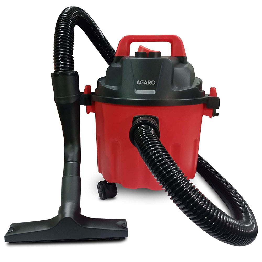 Agaro 1000W Wet & Dry Rapid Vacuum Cleaner - Red & Black