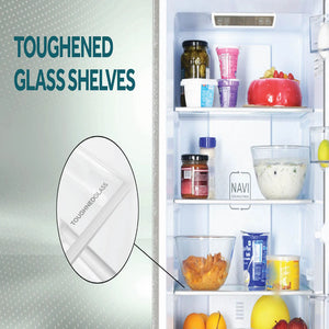 Haier 240L 2 Star Frost Free Top Mounted Refrigerator - Red Opal