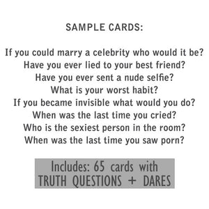 Exciting Lives Truth or Dare Card Game
