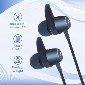 Tempt Groove Bluetooth Wireless in-Ear Neckband with Mic