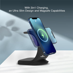 Tempt Arc 3-in-1 Magnetic Wireless Mobile Charger