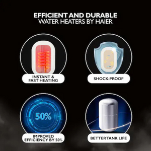 Haier Instant Water Geyser with 3 Litres Capacity - Ivory