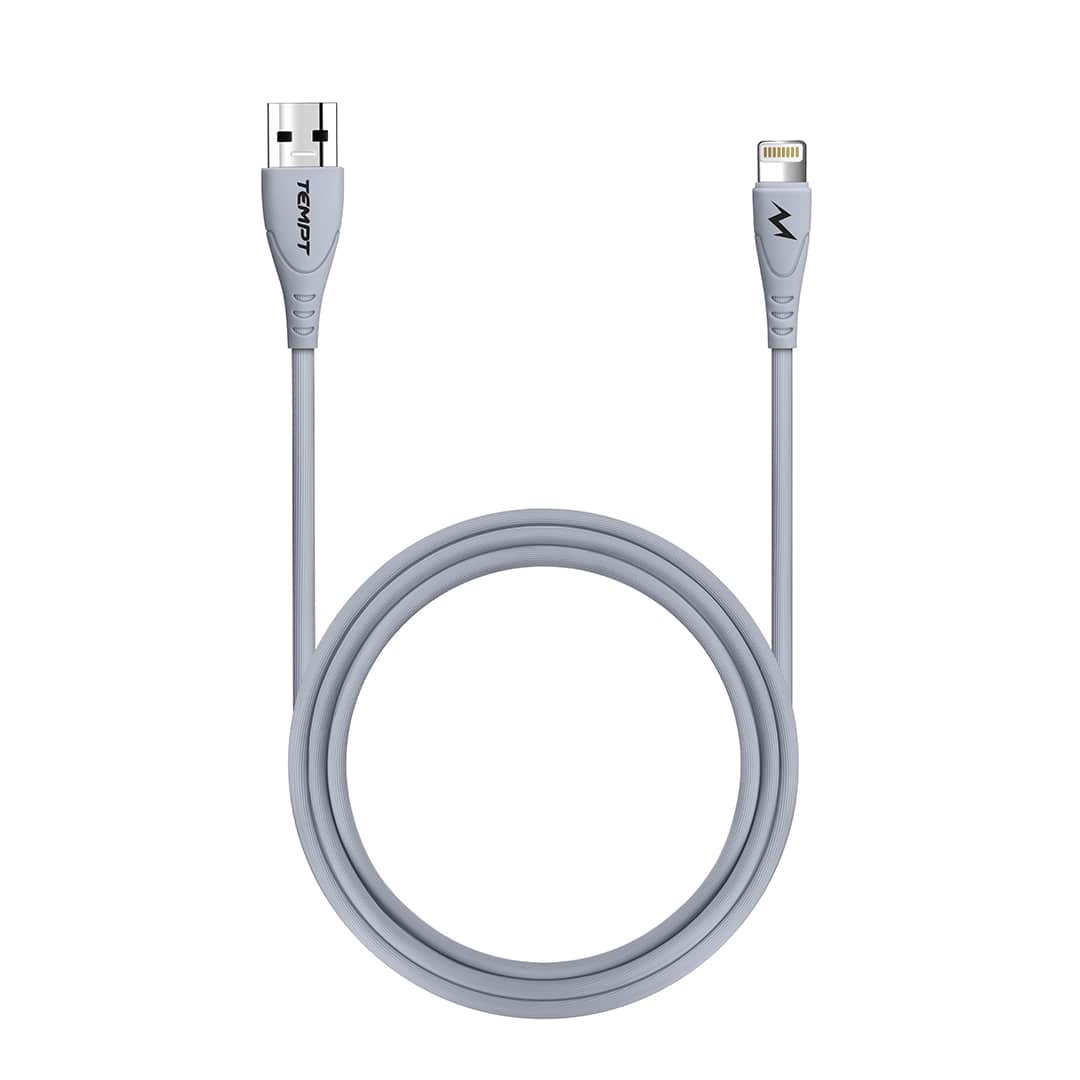 Punk USB to Lightning Cable-Grey