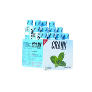 Crank Energy Shot – Peppermint Flavour, Pack of 12 (60ml each)