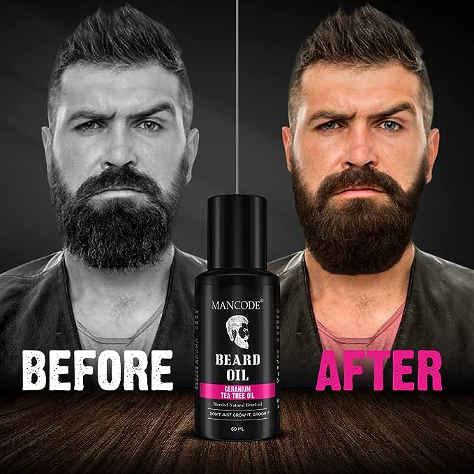 Mancode Germanium & Tea Tree Beard Oil- 60ml