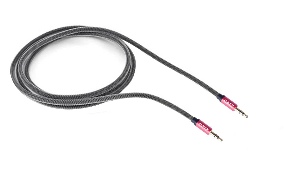 Catz Rugged Aux Stereo Cable Silver 2M