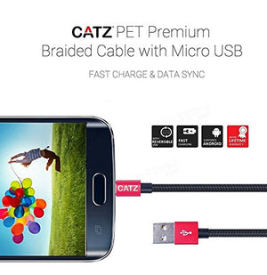 Catz Reversible Micro USB Rugged Cable 2M
