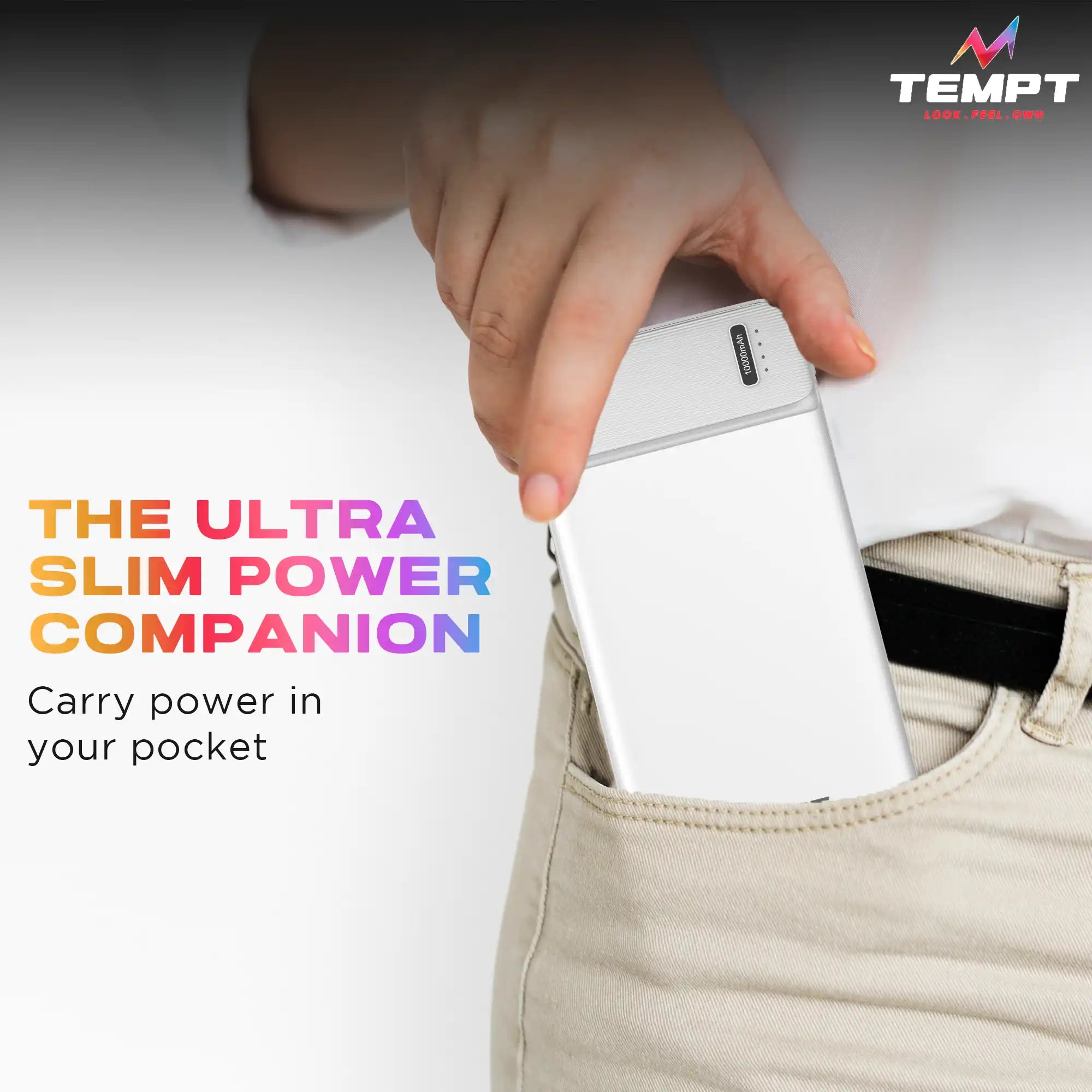 Tempt 10000mAh Booster Power Bank