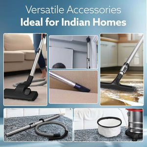 Agaro Ace 1600W Wet & Dry Vacuum Cleaner - Black