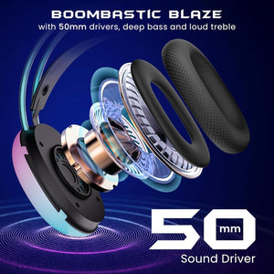 Hammer Blaze Wired Gaming Headphone - Black