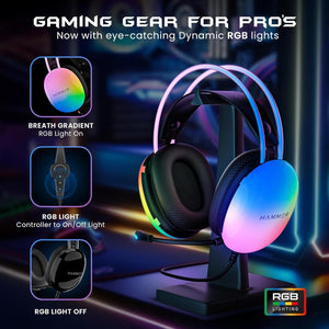 Hammer Blaze Wired Gaming Headphone - Black