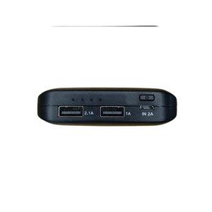 Catz 10000mAh Leather Power Bank- Black