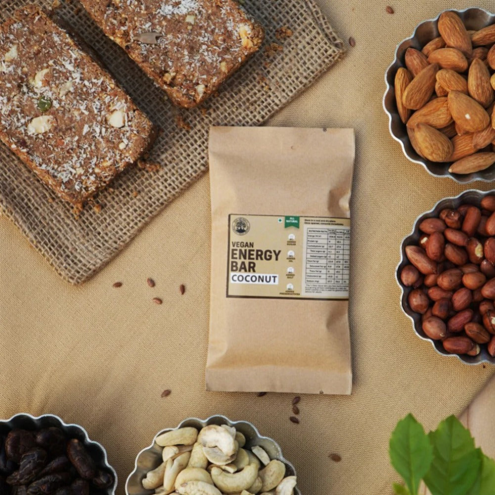 Peepal Farm Vegan Coconut Energy Bar - 50 g