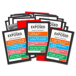 Exciting Lives Friends Exposed Party Card Game
