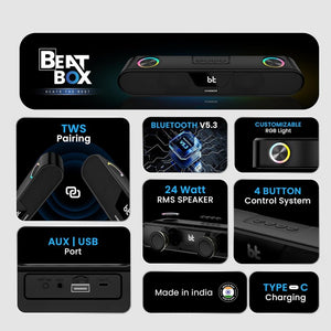 Hammer BeatBox Speaker - Black