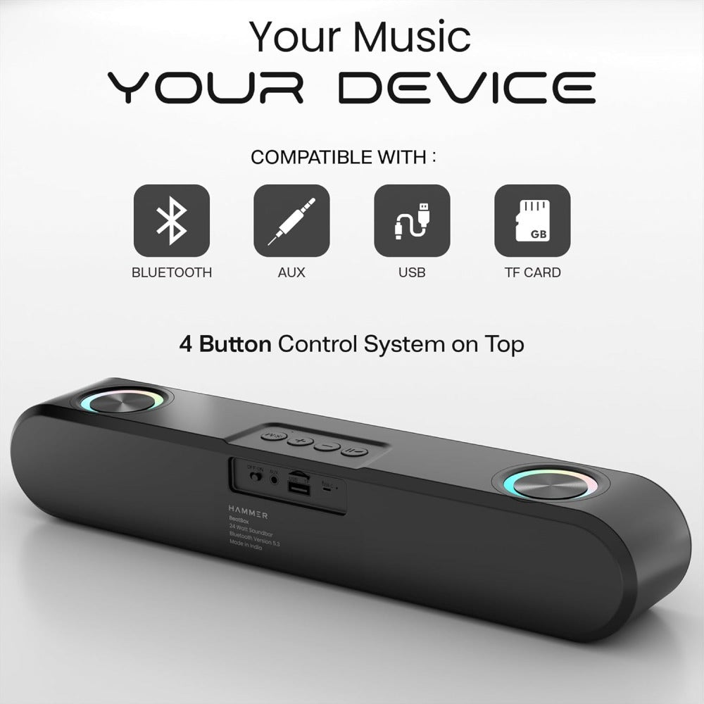 Hammer BeatBox Speaker - Black