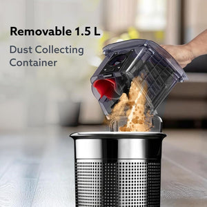 Agaro Icon 1600W Bagless Dry Vacuum Cleaner - Black & Red