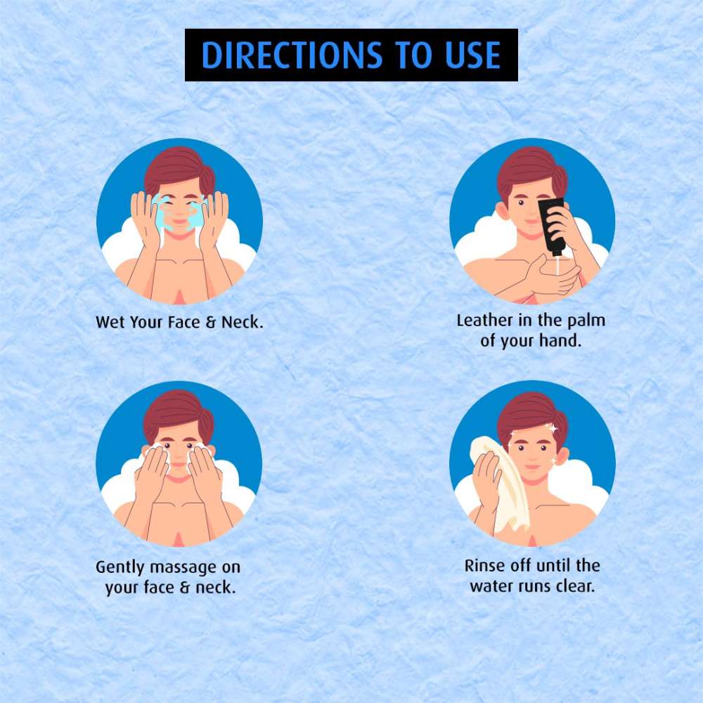 Mancode Face Wash Detoxifying & Anti Roughness- 100ml (Pack of 2)